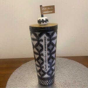 Starbucks Black and White Water Bottle
